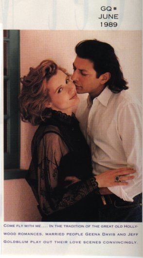 Illustration for article titled Remember When Geena Davis and Jeff Goldblum Were Married?
